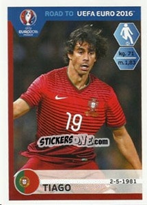 Sticker Tiago Mendes - Road to UEFA Euro 2016 n. 232 - Panini