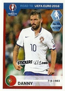 Cromo Danny - Road to UEFA Euro 2016 - Panini