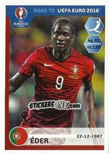 Figurina Eder - Road to UEFA Euro 2016 - Panini