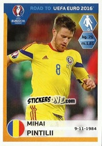 Sticker Mihai Pintilii - Road to UEFA Euro 2016 - Panini