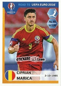 Sticker Ciprian Marica - Road to UEFA Euro 2016 - Panini