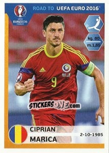 Sticker Ciprian Marica - Road to UEFA Euro 2016 n. 254 - Panini