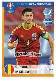 Cromo Ciprian Marica - Road to UEFA Euro 2016 - Panini