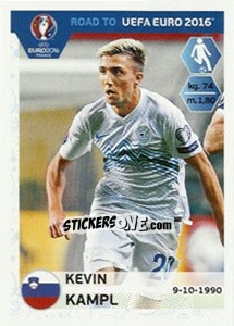 Sticker Kevin Kampl - Road to UEFA Euro 2016 n. 297 - Panini