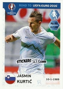 Cromo Jasmin Kurtic - Road to UEFA Euro 2016 - Panini