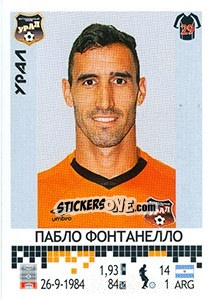 Cromo Пабло Фонтанелло - Russian Football Premier League 2014-2015 - Panini