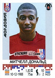 Figurina Митчелл Дональд - Russian Football Premier League 2014-2015 - Panini