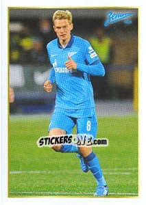 Sticker Павел Могилевец - Russian Football Premier League 2014-2015 - Panini