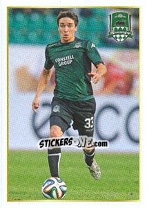 Sticker Маурисио Перейра / Mauricio Pereyra - Russian Football Premier League 2014-2015 n. 425 - Panini