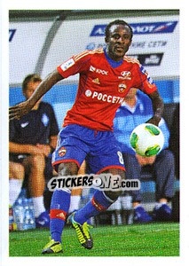Sticker Сейду Думбия / Seydou Doumbia - Russian Football Premier League 2014-2015 n. 5 - Panini