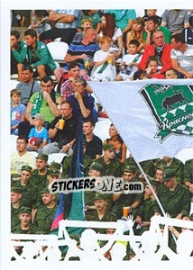 Sticker Болельщики Краснодара - Russian Football Premier League 2014-2015 n. 29 - Panini