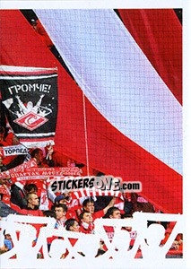 Sticker Болельщики Спартака - Russian Football Premier League 2014-2015 n. 33 - Panini