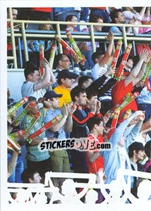 Sticker Болельщики Уфы - Russian Football Premier League 2014-2015 n. 62 - Panini