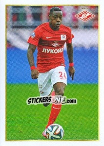 Sticker Квинси Промес / Quincy Promes - Russian Football Premier League 2014-2015 n. 443 - Panini
