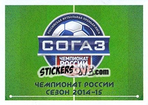 Cromo Эмблема Согаз - Russian Football Premier League 2014-2015 - Panini