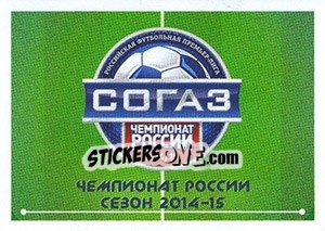 Sticker Эмблема Согаз - Russian Football Premier League 2014-2015 n. 457 - Panini