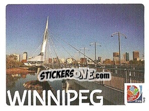 Sticker Winnipeg - FIFA Women's World Cup Canada 2015 n. 8 - Panini