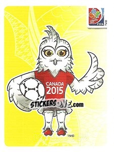 Sticker Mascot - FIFA Women's World Cup Canada 2015 - Panini