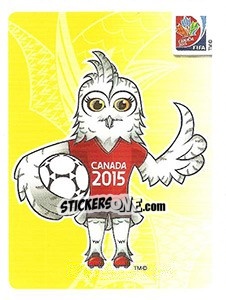 Sticker Mascot - FIFA Women's World Cup Canada 2015 n. 20 - Panini