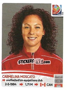 Sticker Carmelina Moscato - FIFA Women's World Cup Canada 2015 n. 29 - Panini