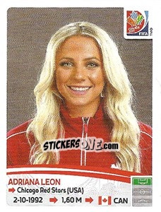 Sticker Adriana Leon - FIFA Women's World Cup Canada 2015 - Panini