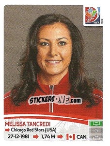 Sticker Melissa Tancredi - FIFA Women's World Cup Canada 2015 - Panini