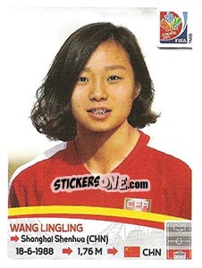 Sticker Wang Lingling - FIFA Women's World Cup Canada 2015 - Panini