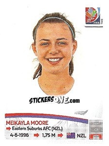 Sticker Meikayla Moore - FIFA Women's World Cup Canada 2015 - Panini