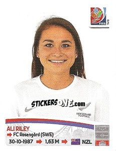 Sticker Ali Riley - FIFA Women's World Cup Canada 2015 - Panini