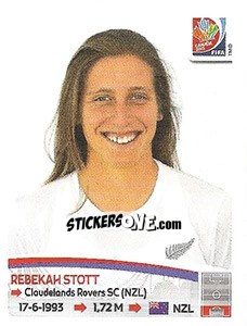 Figurina Rebekah Stott - FIFA Women's World Cup Canada 2015 - Panini