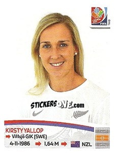 Sticker Kirsty Yallop - FIFA Women's World Cup Canada 2015 - Panini