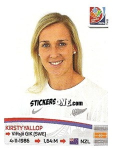 Cromo Kirsty Yallop - FIFA Women's World Cup Canada 2015 - Panini