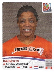 Sticker Dyanne Bito - FIFA Women's World Cup Canada 2015 - Panini