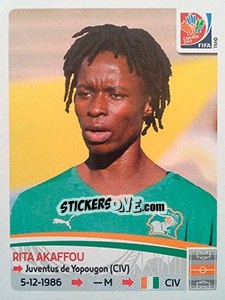 Sticker Rita Akaffou