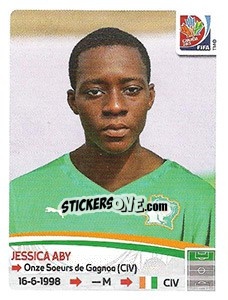 Sticker Jessica Aby - FIFA Women's World Cup Canada 2015 - Panini