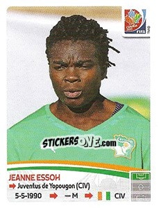 Cromo Jeanne Essoh - FIFA Women's World Cup Canada 2015 - Panini