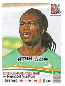 Sticker Estelle Marie Josée Nahi - FIFA Women's World Cup Canada 2015 - Panini