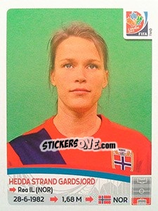 Figurina Hedda Strand Gardsjord - FIFA Women's World Cup Canada 2015 - Panini