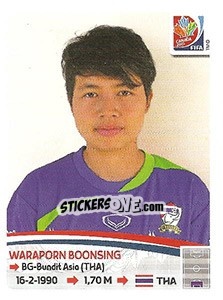 Figurina Waraporn Boonsing - FIFA Women's World Cup Canada 2015 - Panini