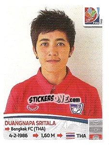 Figurina Duangnapa Sritala - FIFA Women's World Cup Canada 2015 - Panini