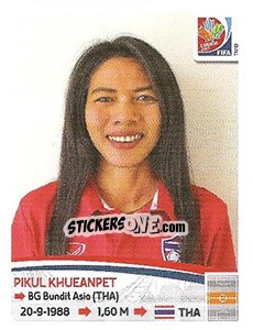Sticker Pikul Khueanpet - FIFA Women's World Cup Canada 2015 - Panini