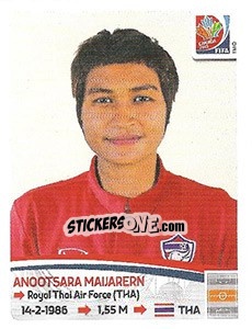 Figurina Anootsara Maijarern - FIFA Women's World Cup Canada 2015 - Panini