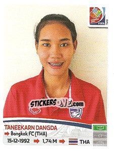 Cromo Taneekarn Dangda - FIFA Women's World Cup Canada 2015 - Panini