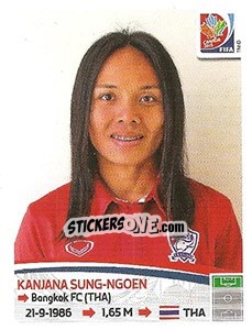 Cromo Kanjana Sung-Ngoen - FIFA Women's World Cup Canada 2015 - Panini
