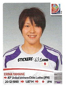 Sticker Erina Yamane - FIFA Women's World Cup Canada 2015 - Panini