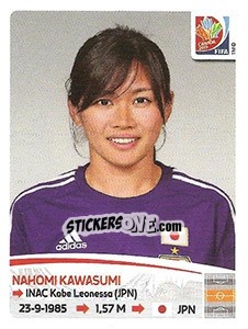 Sticker Nahomi Kawasumi - FIFA Women's World Cup Canada 2015 - Panini