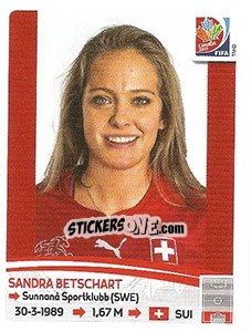 Figurina Sandra Betschart - FIFA Women's World Cup Canada 2015 - Panini