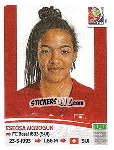 Sticker Eseosa Aigbogun - FIFA Women's World Cup Canada 2015 - Panini