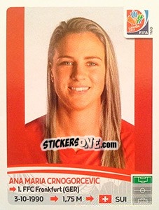 Cromo Ana Maria Crnogorcevic - FIFA Women's World Cup Canada 2015 - Panini