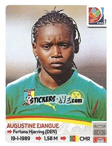 Sticker Augustine Ejangue - FIFA Women's World Cup Canada 2015 n. 217 - Panini